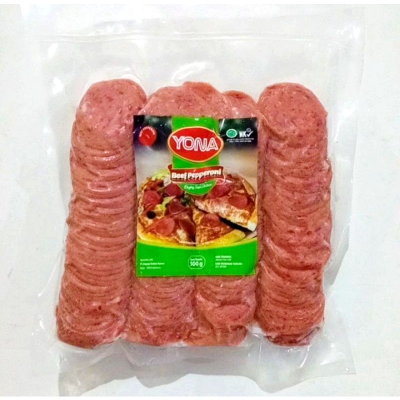 

YONA beef pepperoni 500gr