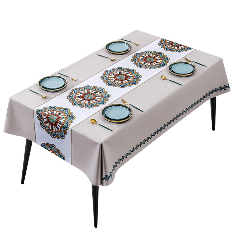 Mi.more Taplak Meja 140x180cm/ Taplak Meja Waterproof Tahan Air / Taplak Meja Bahan Tebal /PVC Table Cloth