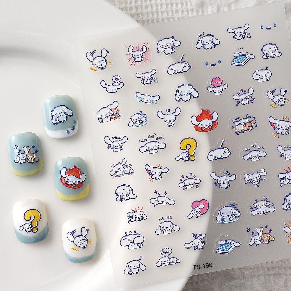 Stiker Kuku Kartun Agustina Lucu Fashion Doraemon Anjing Manikur Aksesoris|Hiasan Nail Art