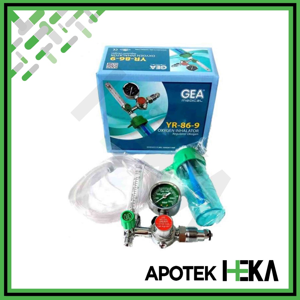 Oxygen Regulator GEA YR-86-9 - Regulator Tabung Oksigen