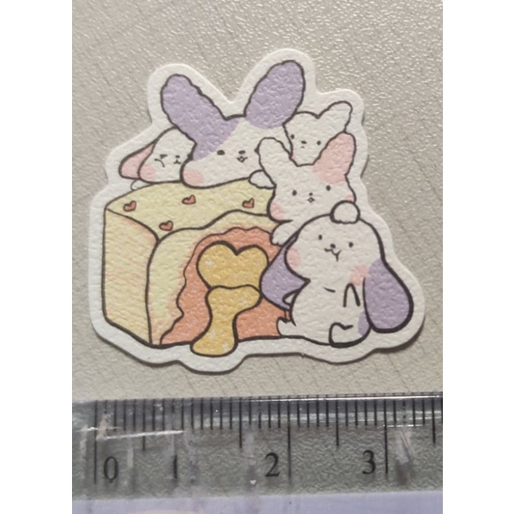 

stiker cute bunny