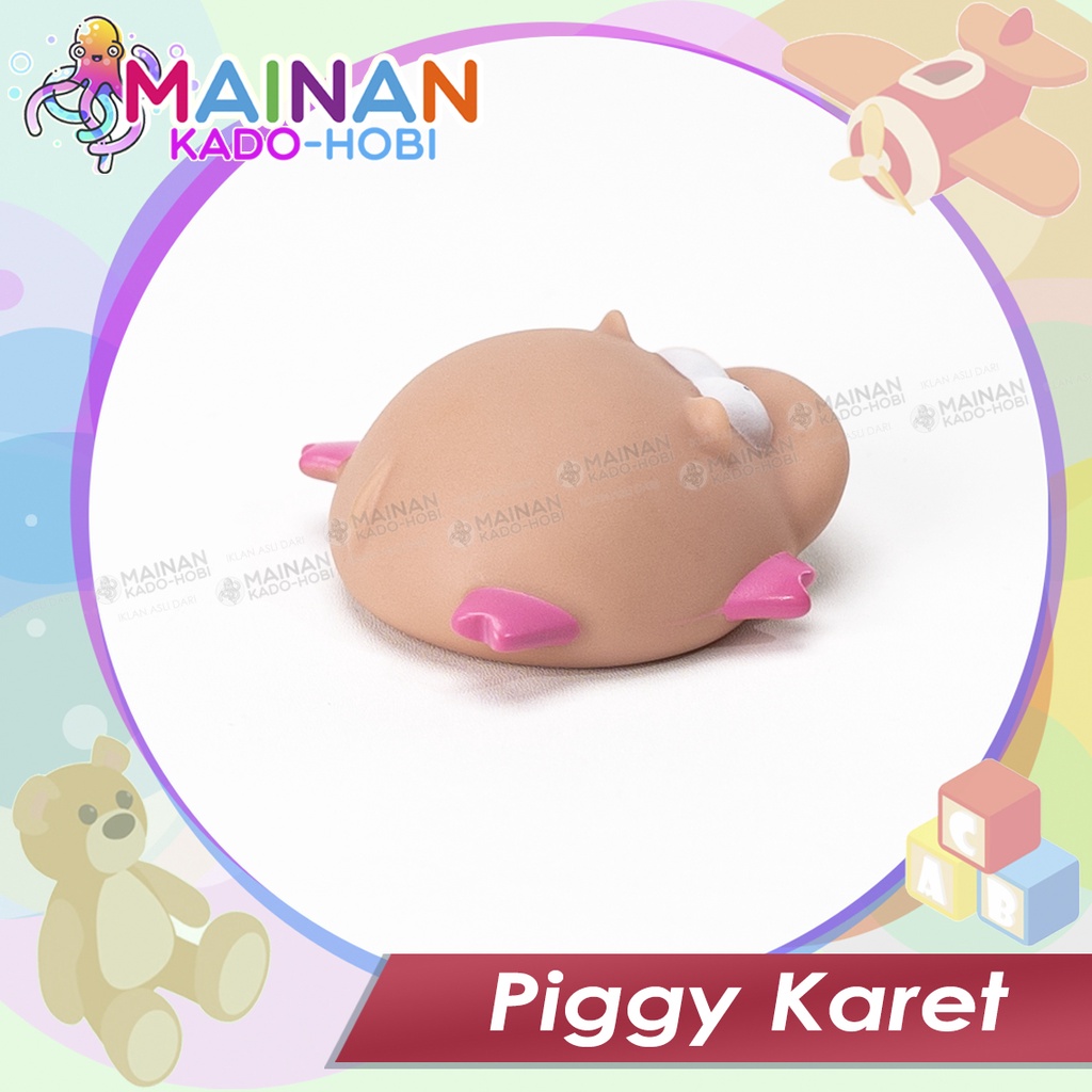 MAINAN BATH TOYS MANDI ANAK SEMPROT TEMBAK AIR PIGGY KARET