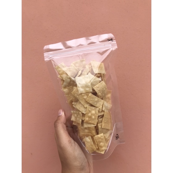 

Pangsit goreng krispi / lumpa goreng krispi / makaroni