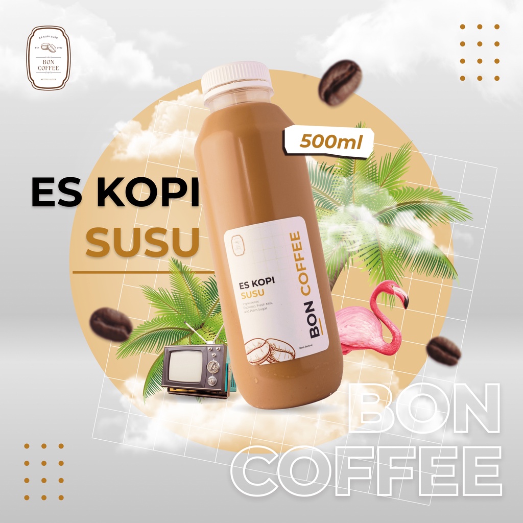 

Kopi Susu Gula Aren Bon Coffee dari Bon Magasin - 500 ml