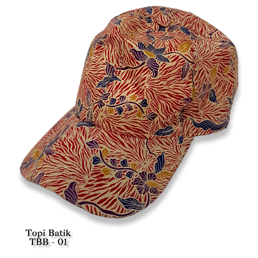 Topi Batik Baseball Handmade Batik Cap TBB_01 / Topi Batik Kain Baseball Jogja