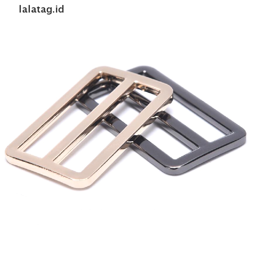 [lalatag] Rectangle Metal Tri Glide Backpack Strap Adjust Tas Gesper Webbing Slider Gesper [ID]