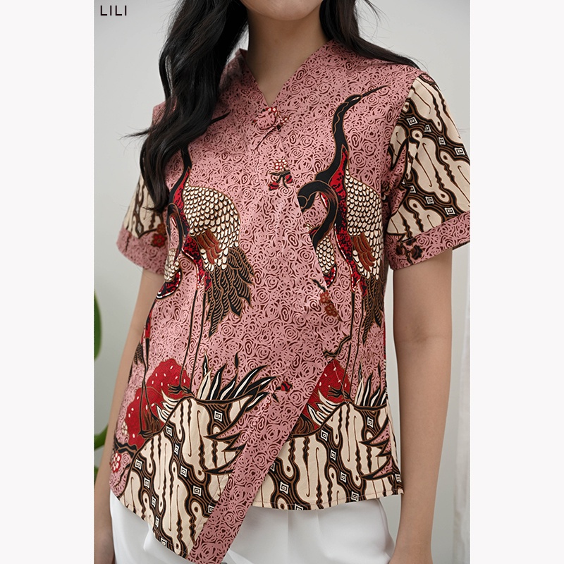 Atasan Batik Wanita / Batik Modern / Batik Couple / Kebaya / Lili Top