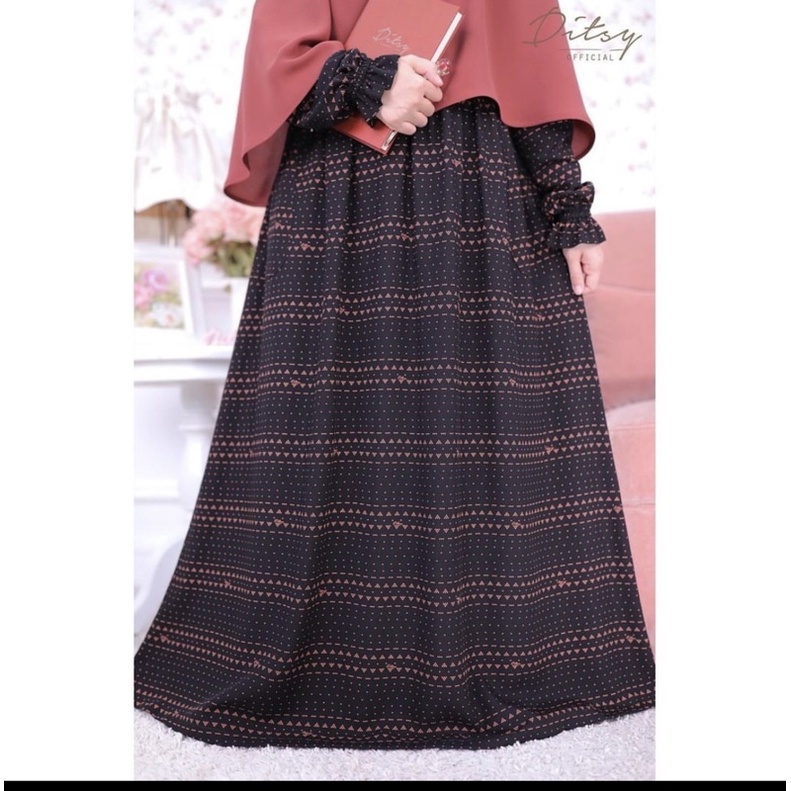 DITSY JANUARI 2023-SYERA BLACK SIZE L