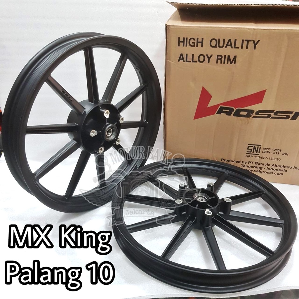 velg veleg pelek racing VROSSI V ROSSI SWAN palang 10 lurus mx king ring 17