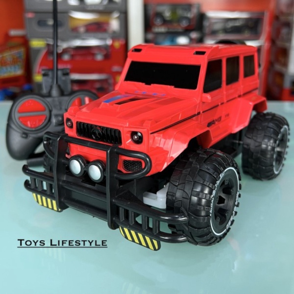 

Promo Mainan Mobil Remote Control Crawler Rubicon Skala 1:20 Merah - G Class Merah Limited