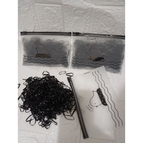1000PCS KARET RAMBUT JEPANG ANAK / KARET RAMBUT ELASTIS