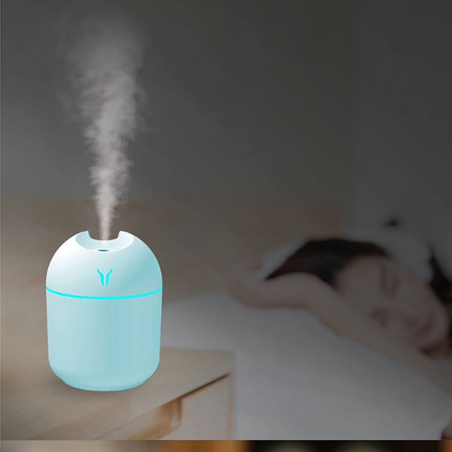 250ml Diffuser Minyak Aroma Mini/USB Essential Oil Atomizer Pelembab Udara Elektrik Dengan Lampu Malam LED Untuk Mobil Rumah