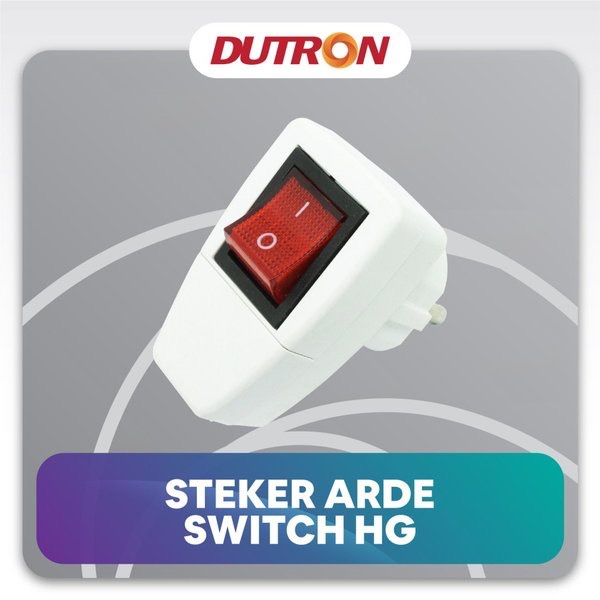 Jual Dutron Steker / Colokan Arde Switch on off DV SSL 01 Steker ...