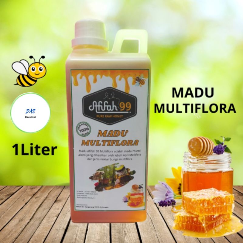 

Madu Murni asli 100% - asli nektar Multiflora - Ternak 1liter