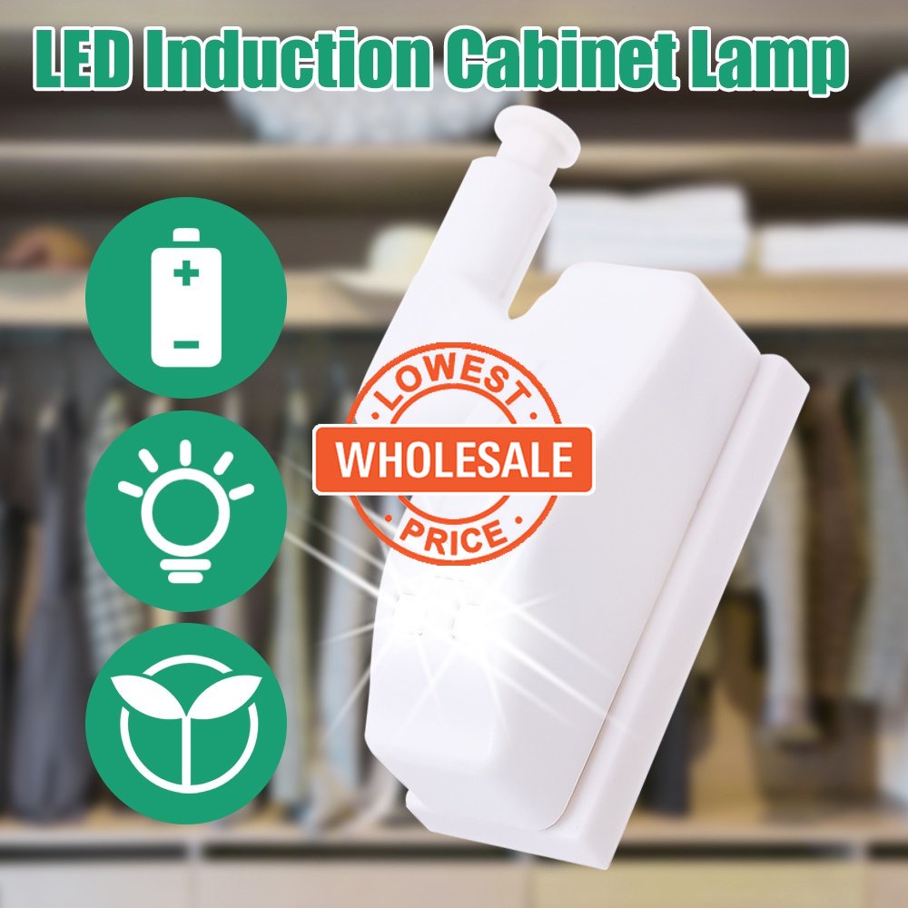 [Harga Grosir] Saklar Otomatis LED Engsel Lemari Lampu Malam Universal Untuk Lemari Pintu Bawah Lemari Lampu Engsel Dalam Lampu Sensor Night Lamp