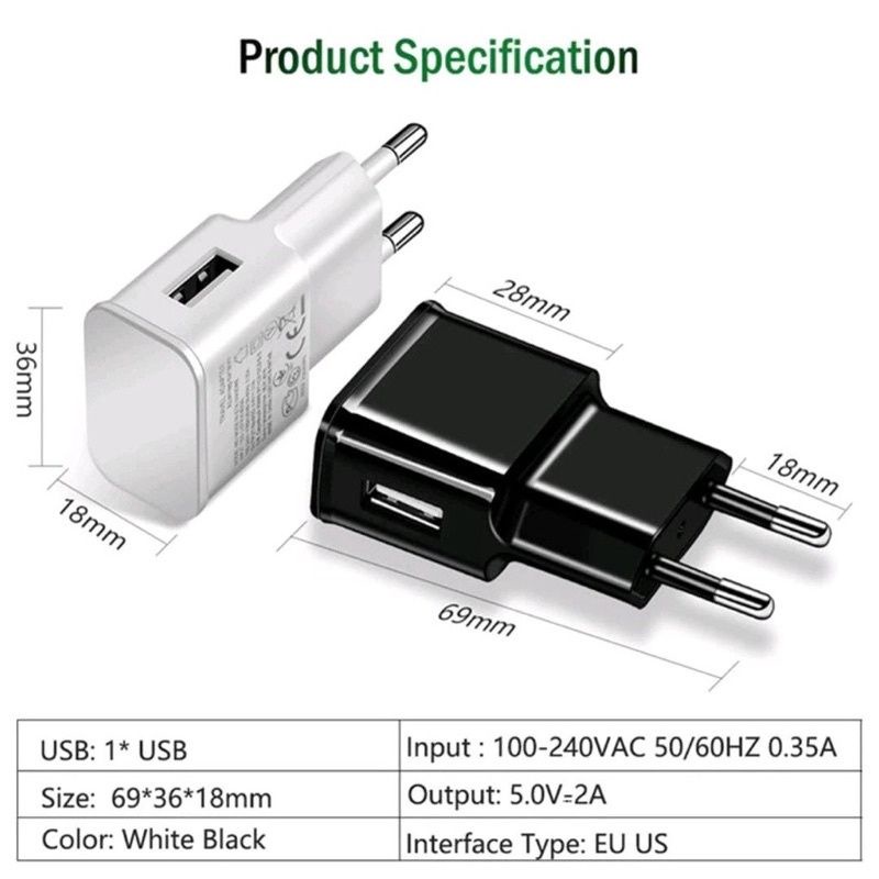 batok samsung 2a adapter