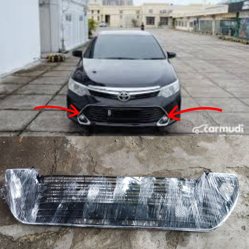ram bumper Camry grille bawah Camry 2015 2016 2017 original