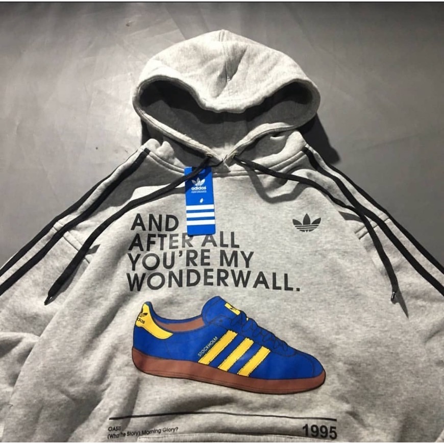 Jaket Sweater Hoodie Adidas Oasis 3 Foil - Hoodie Pria - Sweater Adidas Premium - Hoodie Adidas