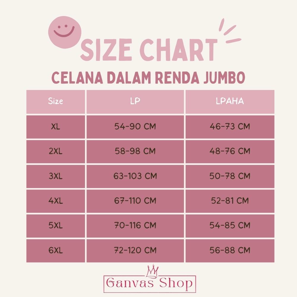 CD Wanita Motif Renda Big size Jumbo