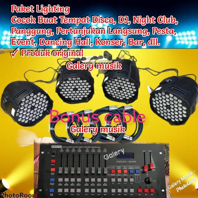 Paket Parled, Beam , moving spider, free kabel2 Lighting professional