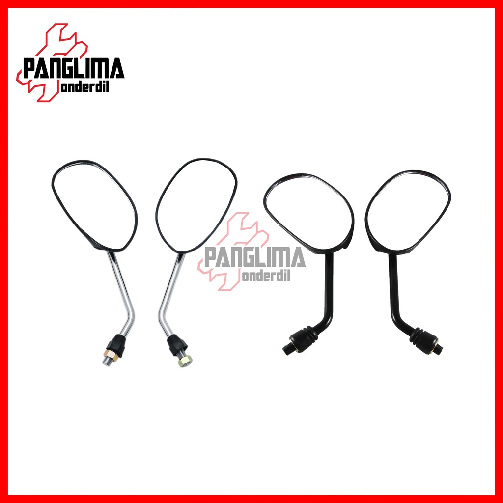 Spion Standar Semua Jenis Motor Honda Drat Kanan Model Grand Sepion-Kaca-Mirror Beat Lama-FI-eSP-eSP/Supra/Revo /Scoopy/Spacy/Blade/Megapro/Win/Karisma/Legenda/Prima