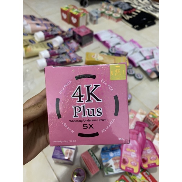 Cream 4K Plus Mencerahkan Area Lipatan Skincare ORI THAILAND 100%