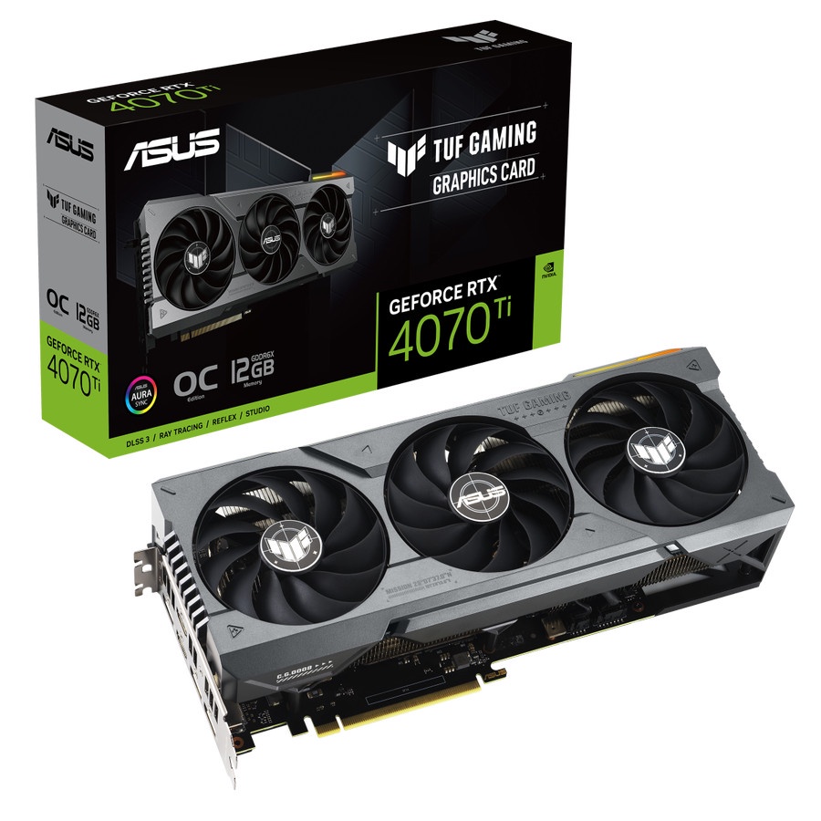 VGA ASUS GeForce RTX 4070 Ti TUF Gaming OC Edition 12GB GDDR6X