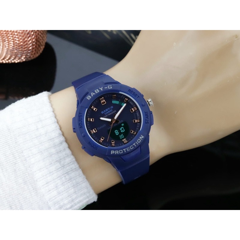 Jam tangan wanita baby-G Digital Dualtime jam sporty cewe terlaris tahan air