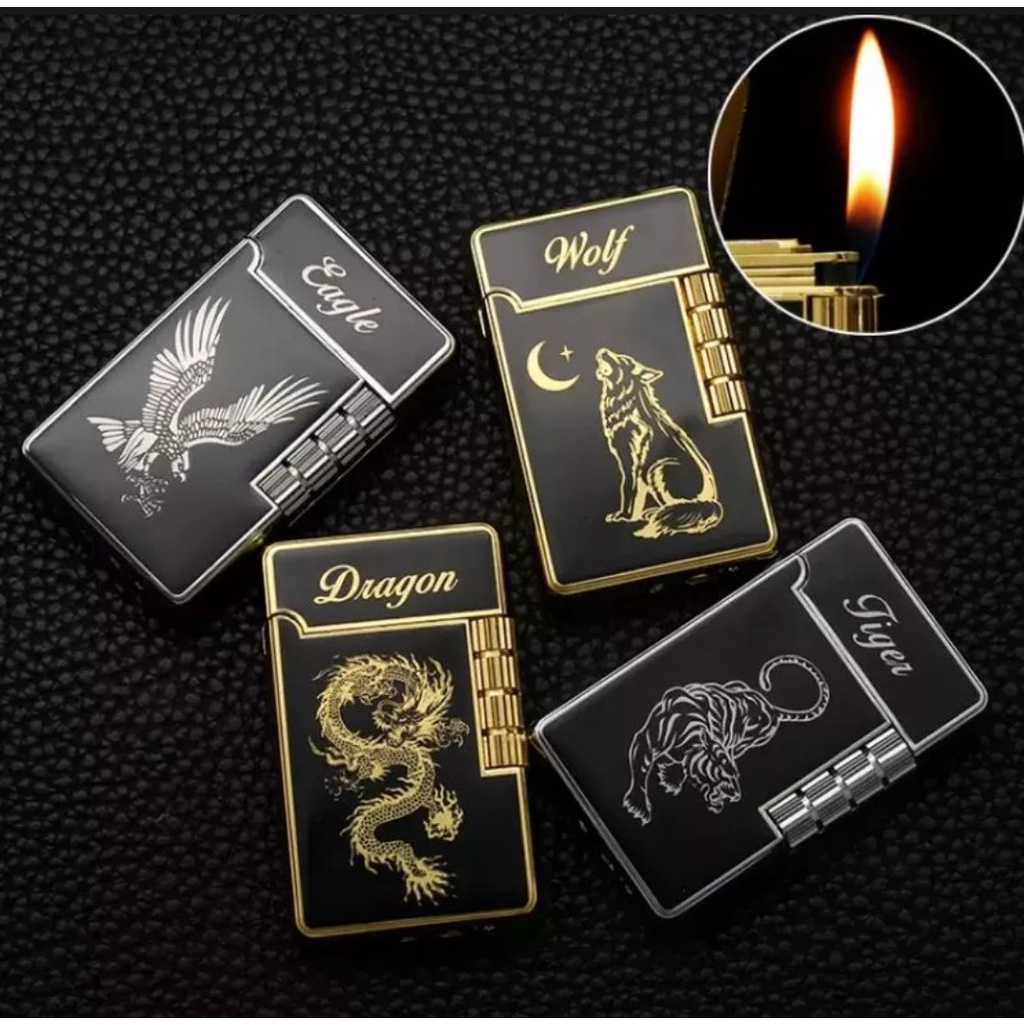 korek gas model dupoon naga gold power jet korek api unik antik