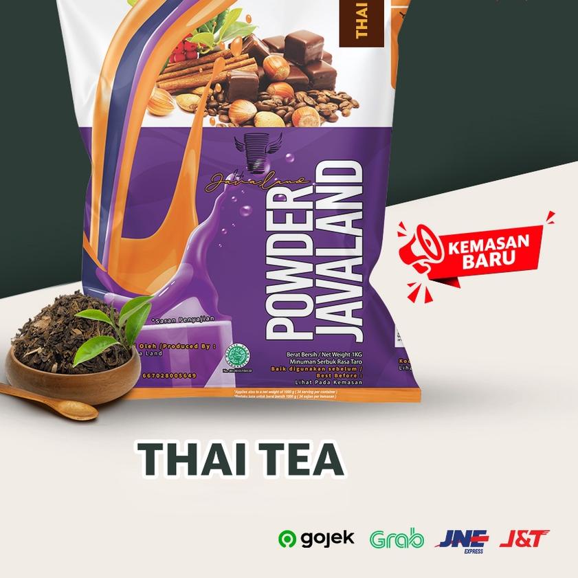 

COD[TD4]-Bubuk Minuman Bubble Powder Drink Rasa Thai Tea ORIGINAL Javaland 1 kg
