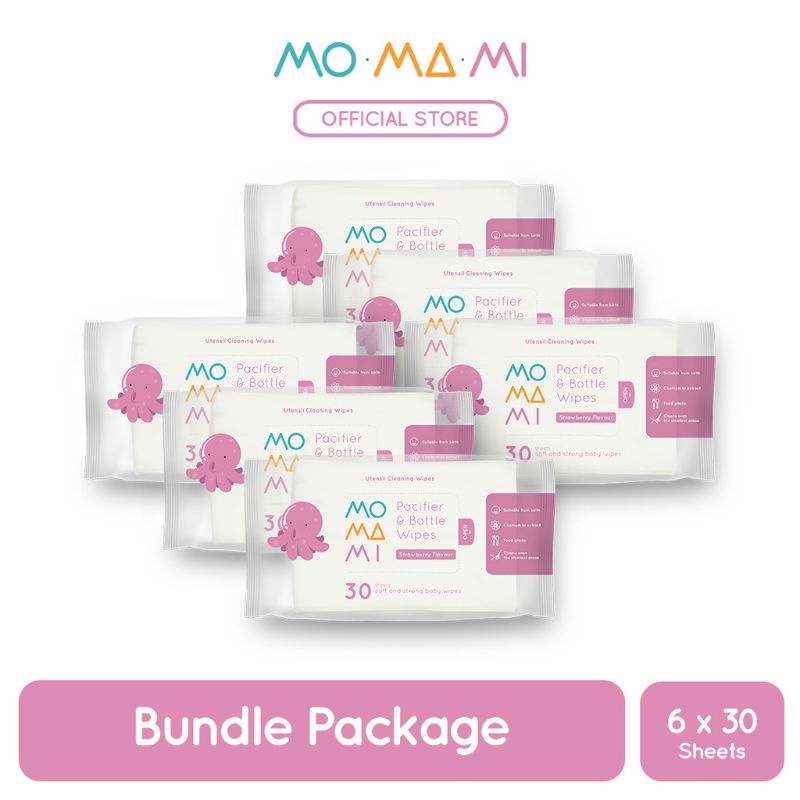 Momami Wipes BUNDLING Isi 6 pcs