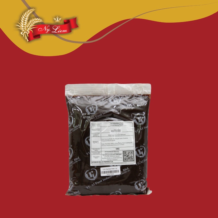 

Yu-Ai Pasta Kacang Merah / Red Bean Isian Mochi / Mooncake 1 kg
