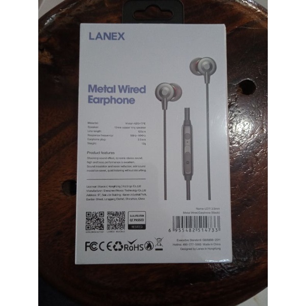 Earphone Lanex LE11