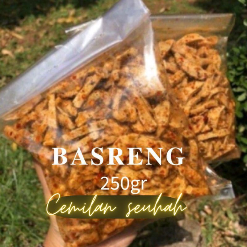 basreng pedas extra daun jeruk isi 250gram