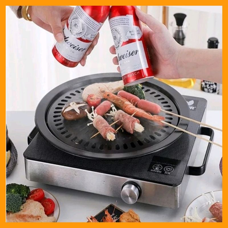 [COD] ALAT PANGGANG ULTRA GRILL 32CM / PEMANGGANG BBQ GRILL NON STICK