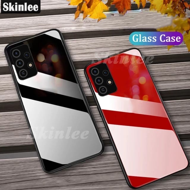 SAMSUNG GALAXY A32 5G HARD SOFT GLASS CASE MIROR PELINDUNG TPU SILICONE