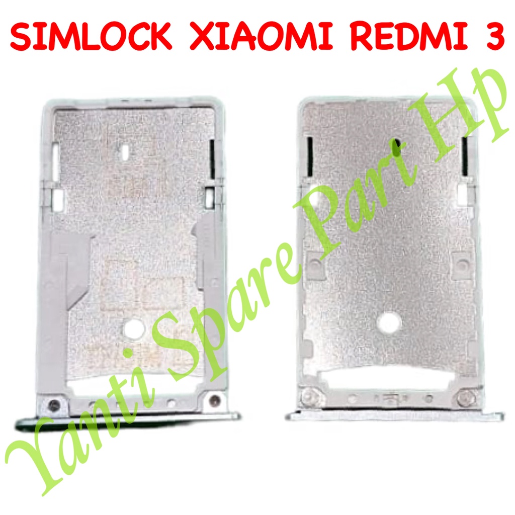 Simtray Sim Lock Xiaomi Redmi 3 3S 3X 3 Pro Original Terlaris New