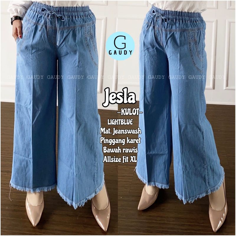 Kulot Jeans Wanita Kulot Jeans Jumbo