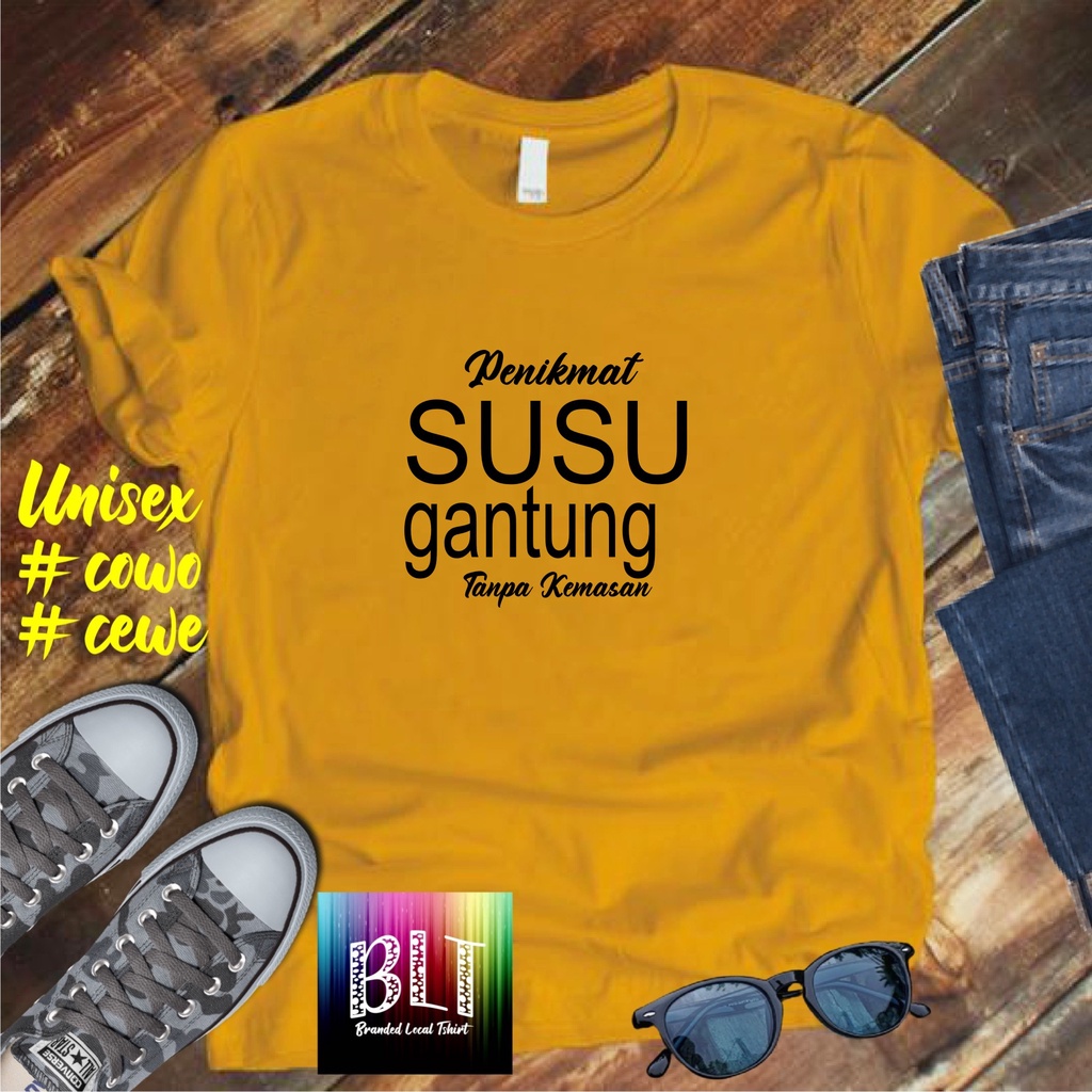 Cod Diskon Promo Gratis Ongkir/Kaos PENIKMAT SUSU GANTUNG/Kaos Terlaris Kualitas Terjamin Kaos Pria Distro /Kaos Murah Kaos katun/Pakaian Pria  Pakaian Wanita Kaos Viral/Best Seller