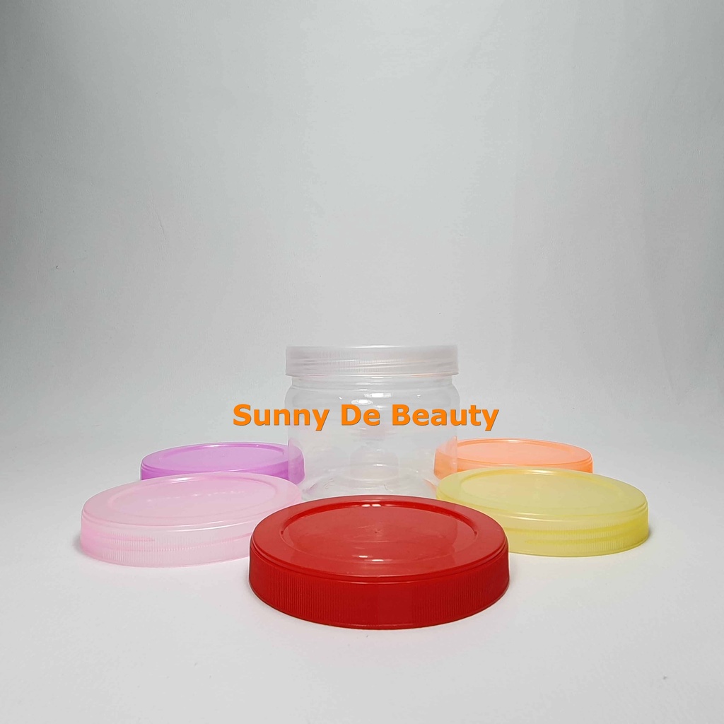 Toples Plastik 400 Ml Pet Kacang Natural N 95 Tutup Plastik / Toples PET / Toples Tutup Plastik / To