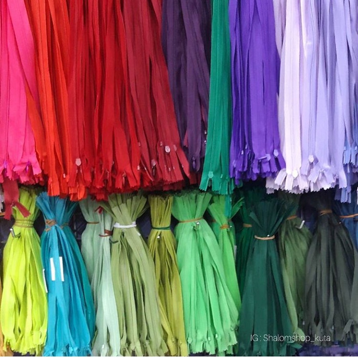 Perkakas 1 Lusin Rits / Resleting / Sleting Jepang 20 Inch (50 Cm)