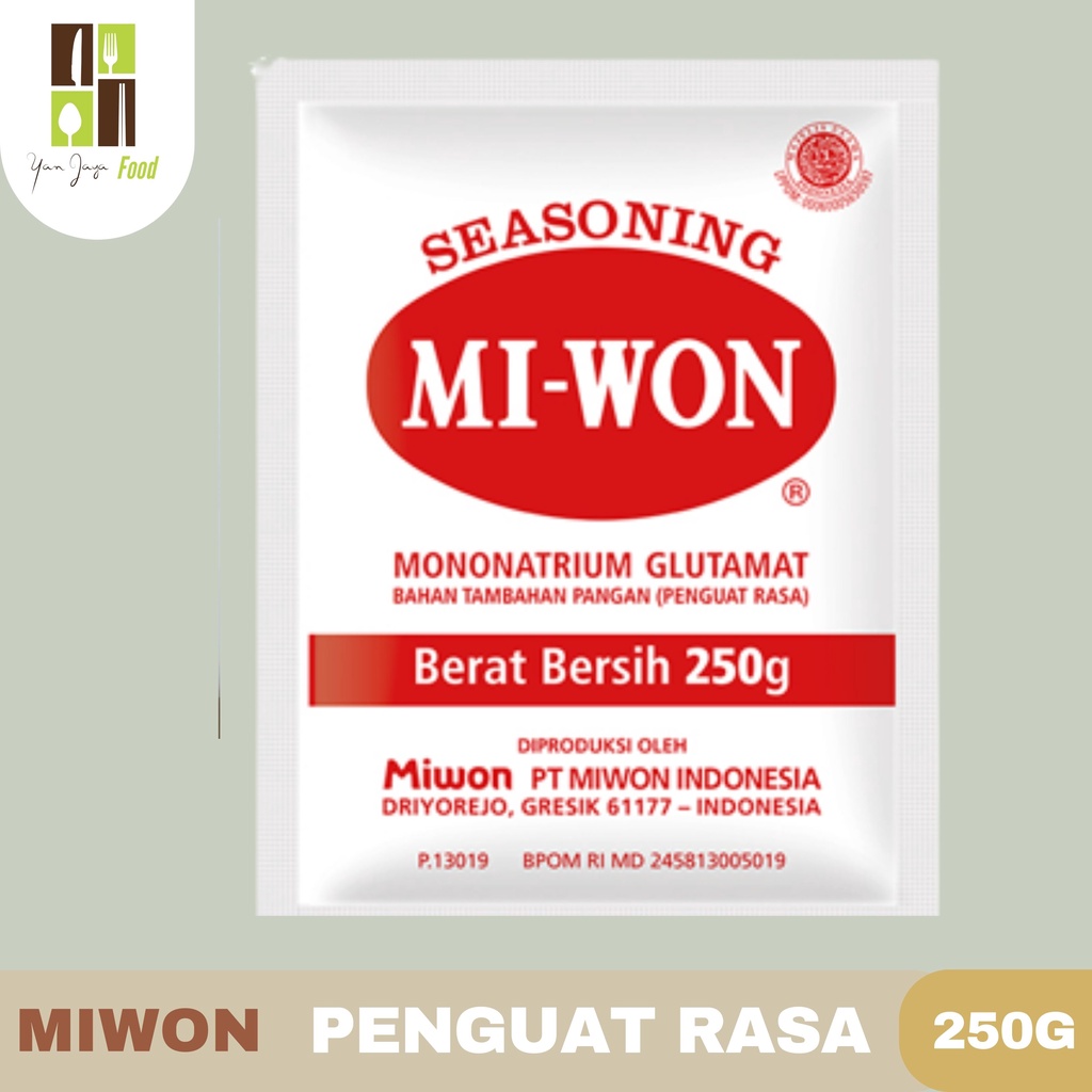 Miwon Seasoning/Penguat Rasa/Micin/Pecin 250g/100g