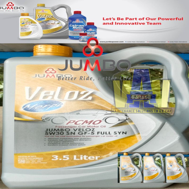 Jumbo veloz 5w-30 pcmo (3,5ltr)