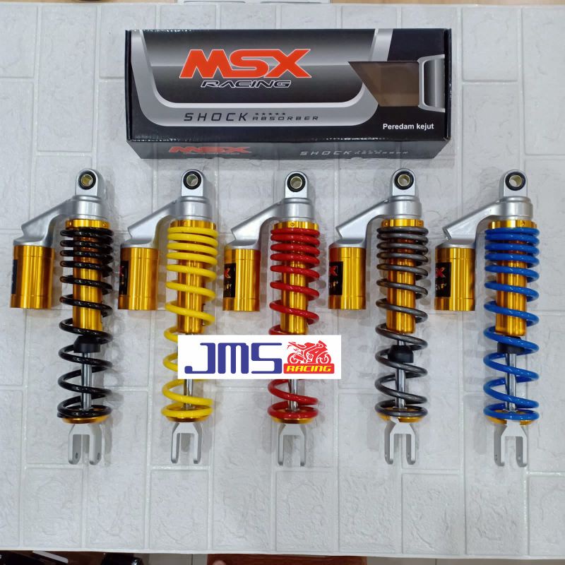 Shock breker belakang msx tabung atas 330&amp;310 scoopy mio beat vario125/150 lexi fazzio genio soul gt125 beat street spacy fazzio