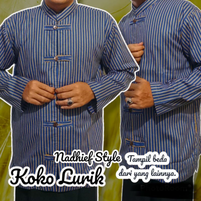 Koko lurik // Koko Sanghai // Baju pria // Baju ibadah