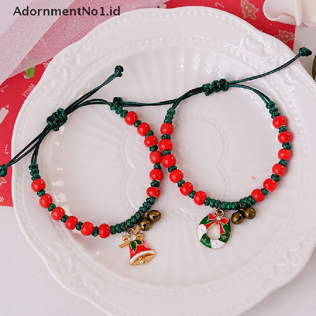 [AdornmentNo1] 2022gelang Hadiah Natal Populer Baru Untuk Wanita Di Eropa Dan Amerika Populer Santa Claus Snowman Kartun Handwear [ID]