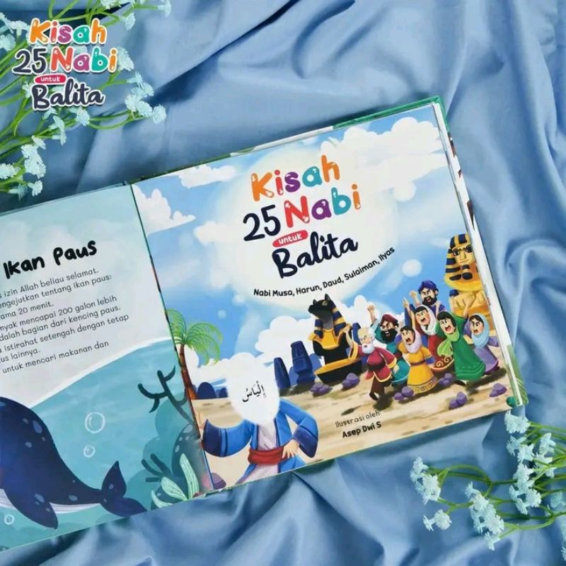 Boardbook Buku Anak Kisah 25 Nabi Untuk Balita Usia ± 3 tahun
