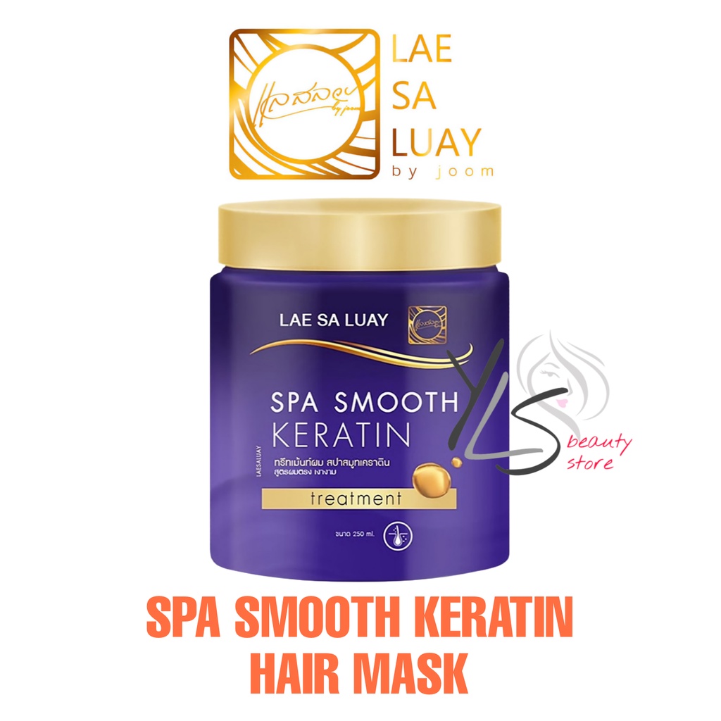 LAE SA LUAY SPA SMOOTH KERATIN HAIR MASK - TERDAFTAR BPOM - MASKER RAMBUT
