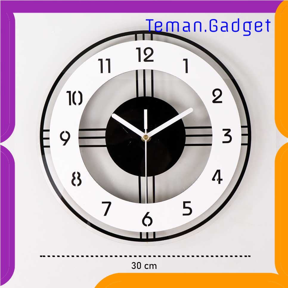 TG-PJM VOSARREA Jam Dinding Quartz Creative Design Simple Modern 30CM - E163