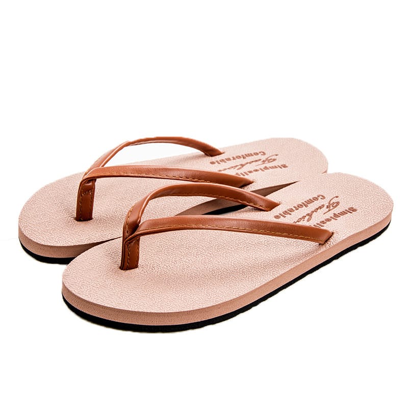 Sandal Jepit Wanita Musim Panas 2023 Baru Luar Memakai Flat Wanita Sandal Anti-Slip Deodoran Tahan Tahan Air pantai Sandal